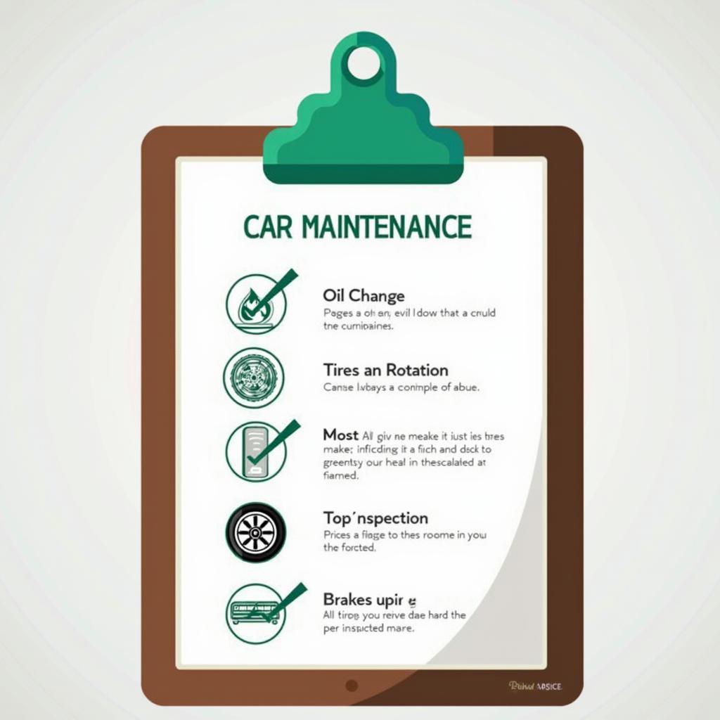 Car Maintenance Checklist Winchester VA