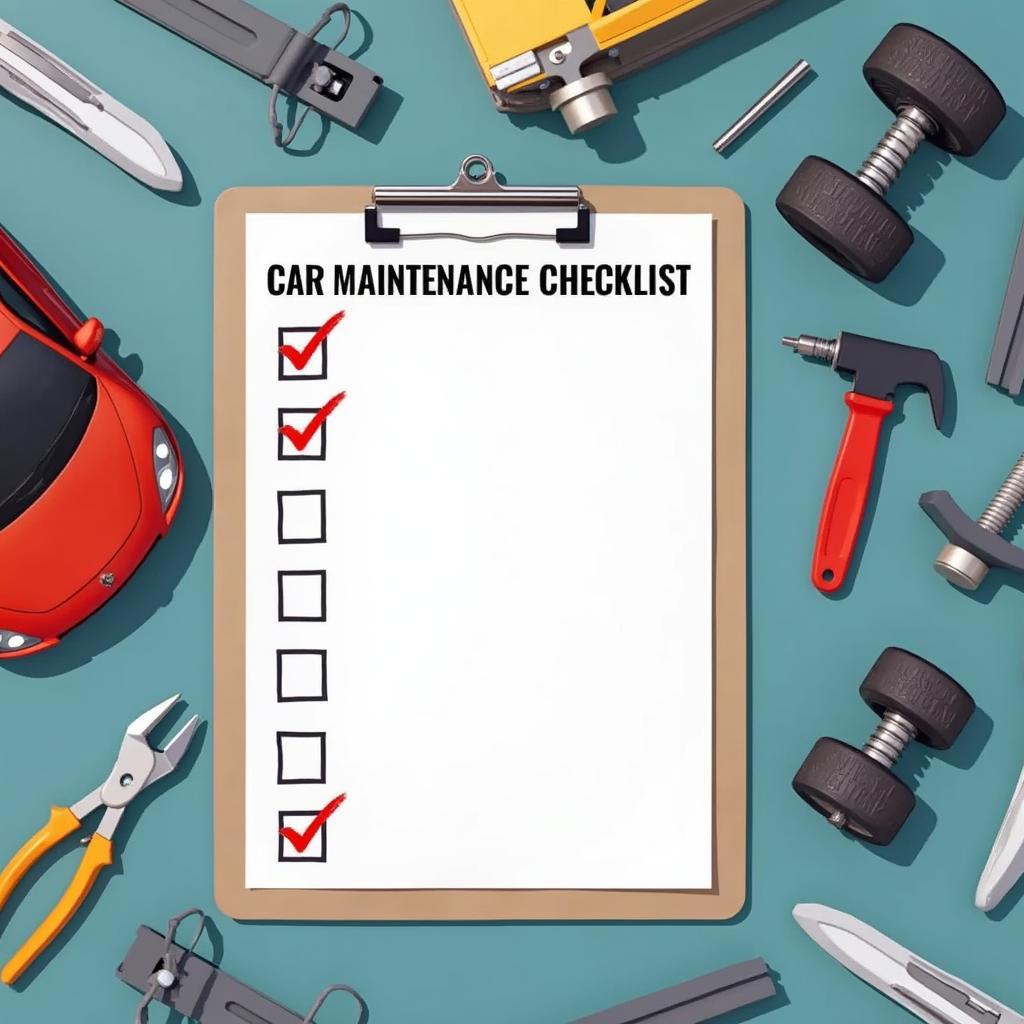 Car maintenance checklist in Framingham