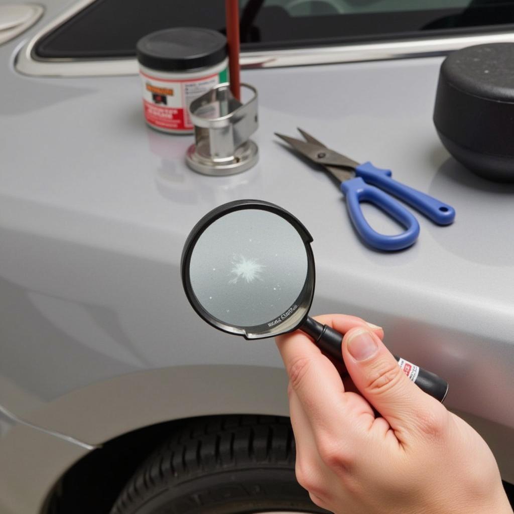 Assessing Car Paint Chip Damage