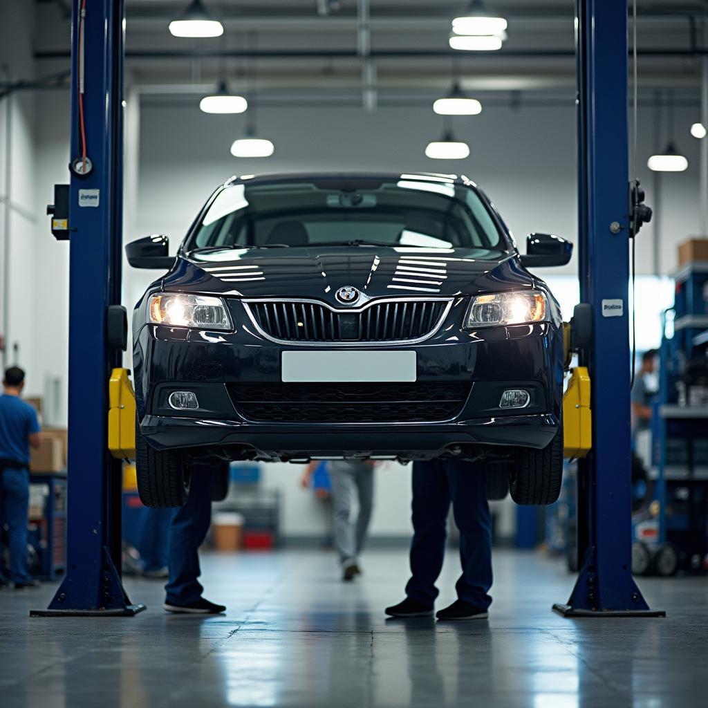 Car Receiving Professional Maintenance