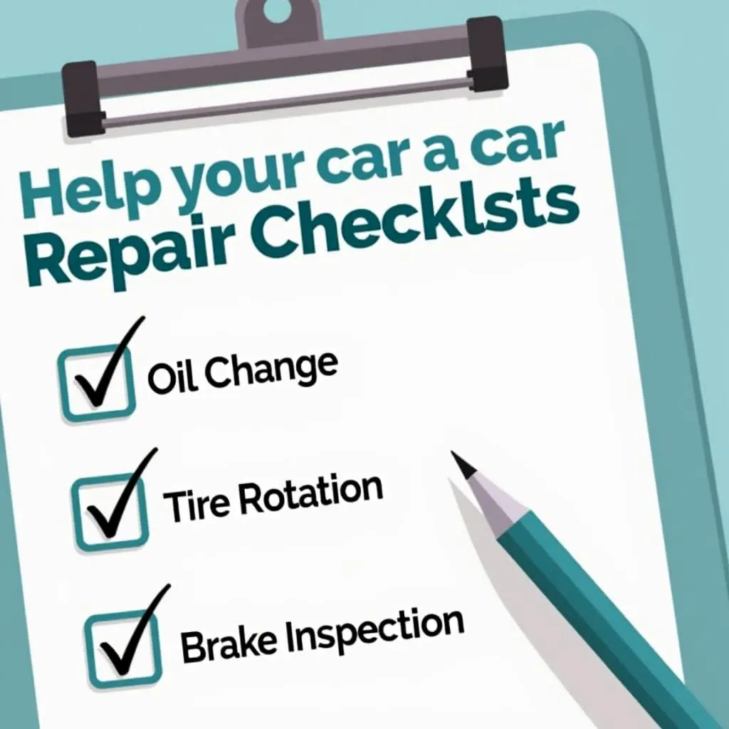 Car Repair Checklist