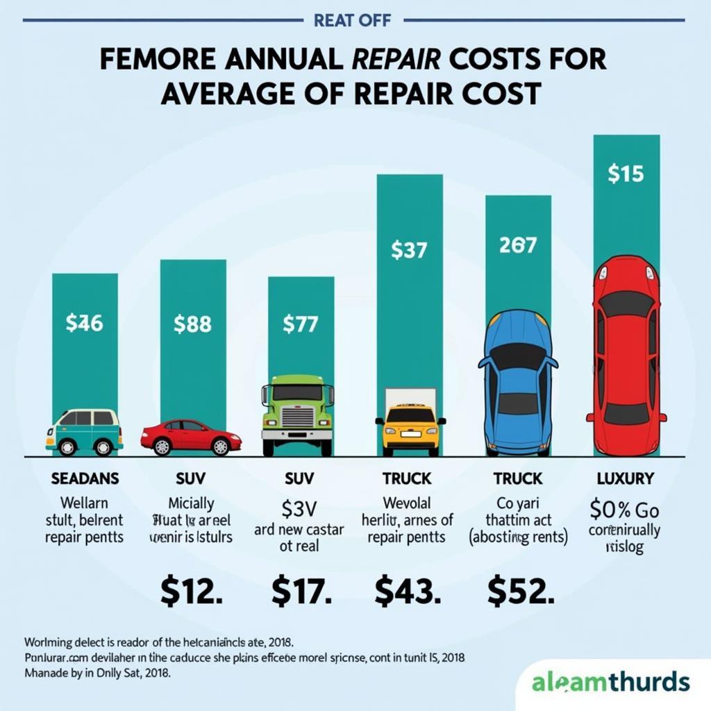 Car Repair Costs by Vehicle Type