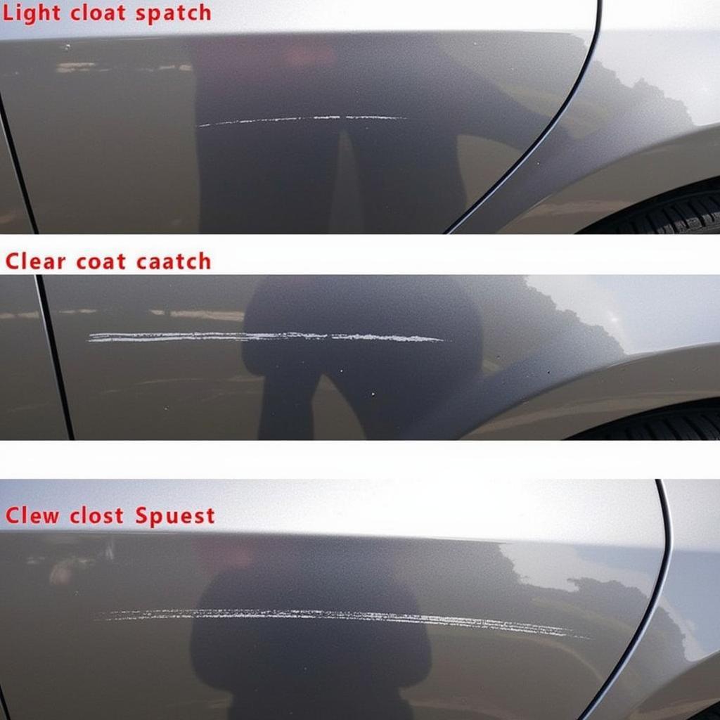 Car Scratch Types: Clear Coat, Paint, and Deep