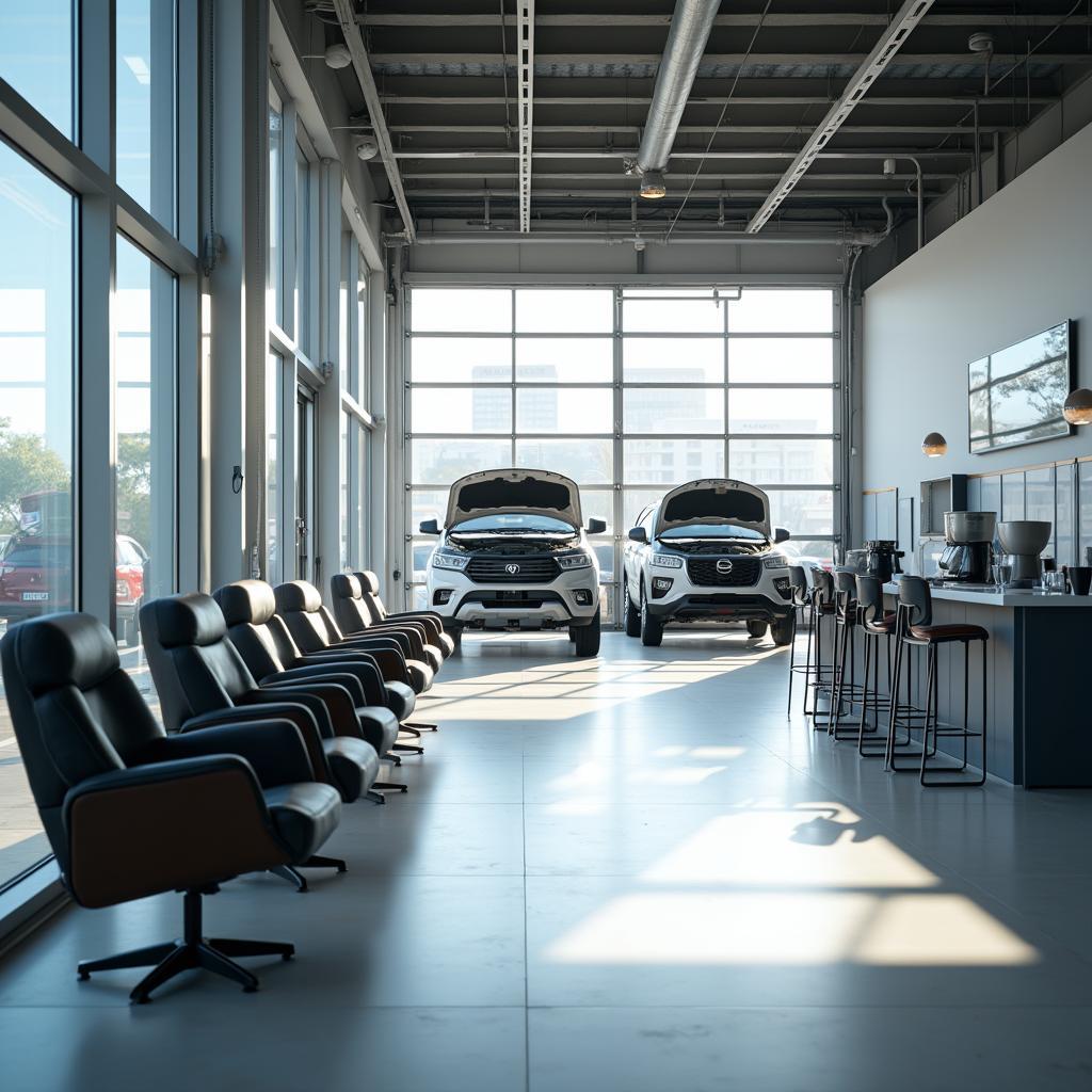 Car Service Center Waiting Area