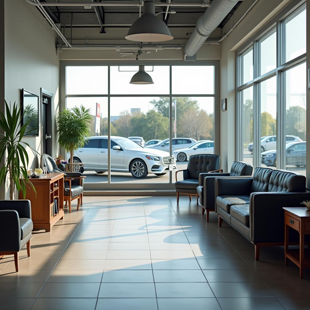 Comfortable Auto Service Center Waiting Area