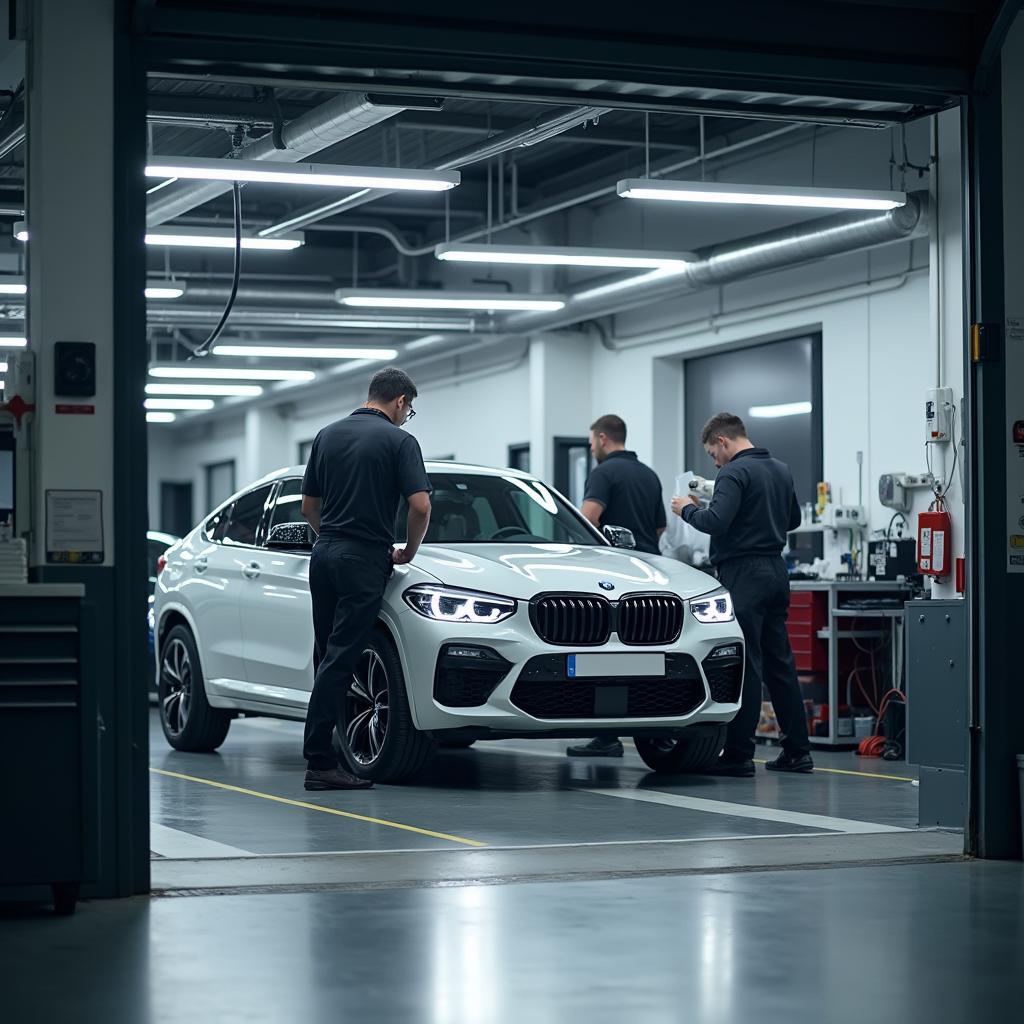 Modern Car Service Garage in Gdynia