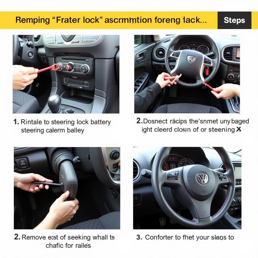 Replacing a Car Steering Lock