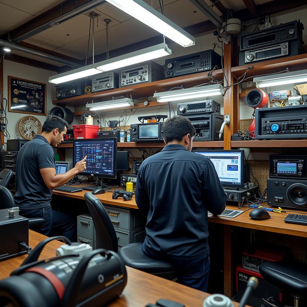 Car stereo repair shop in Kolkata