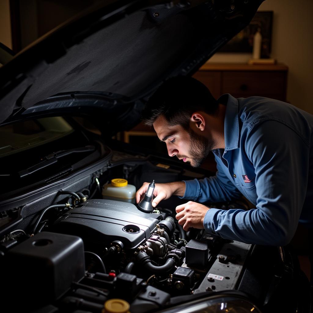 Car Suddenly Stops: Inspecting the Engine Compartment