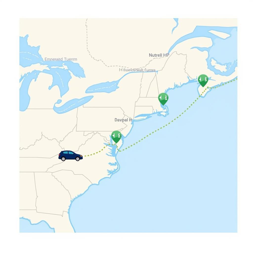 Car Tracking Map