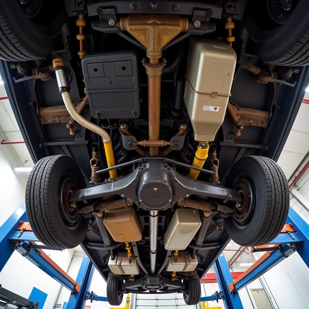 Car Undercarriage 360 Degree Inspection