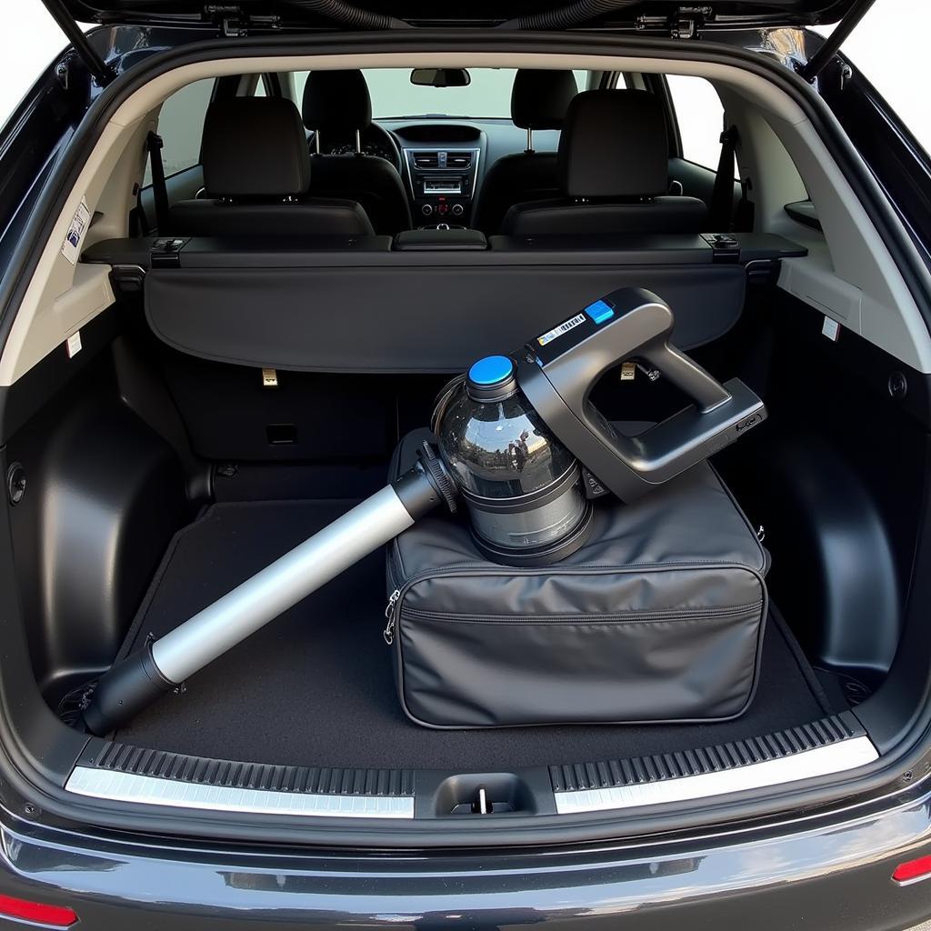 Proper storage of car vacuum cleaner