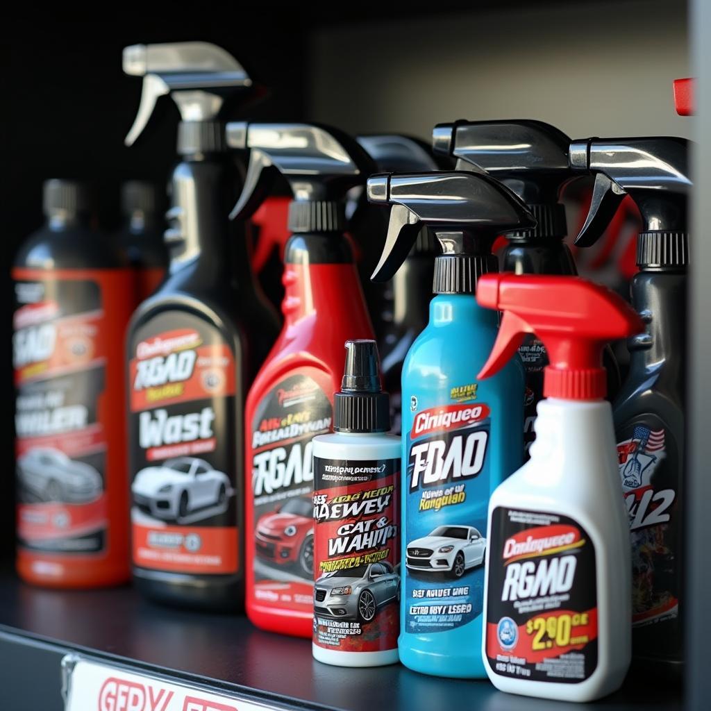 Car Wash and Wax Products