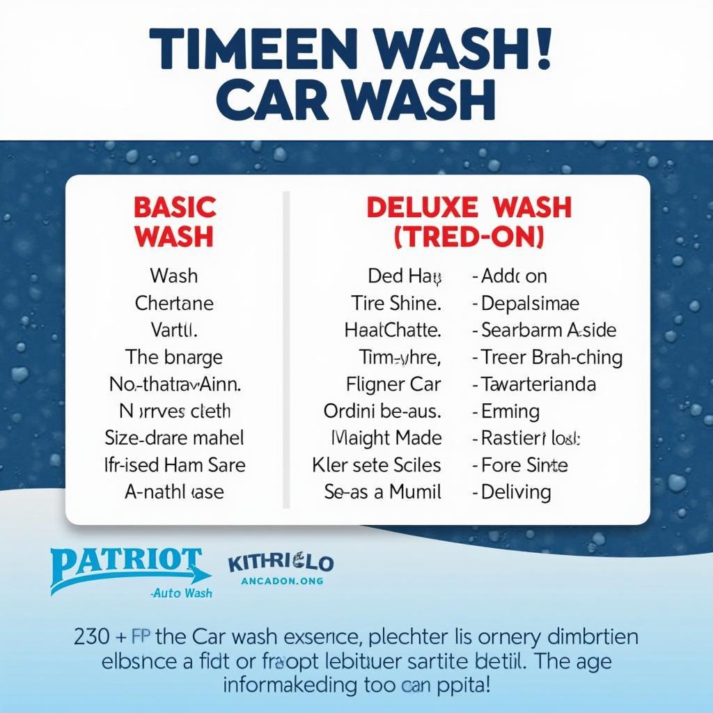 Car Wash Options