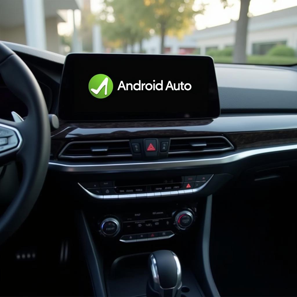 A car equipped with Android Auto