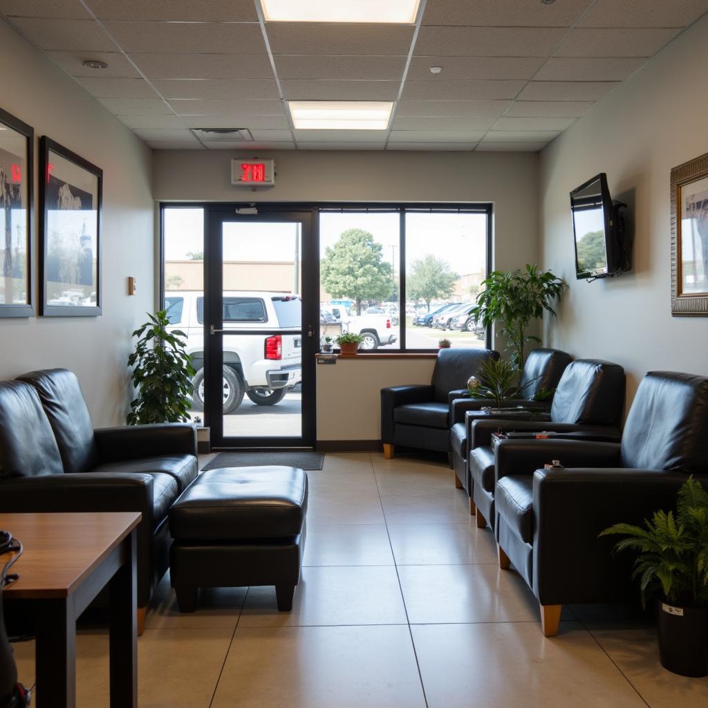 Carlton's Auto Service Comfortable Customer Waiting Area