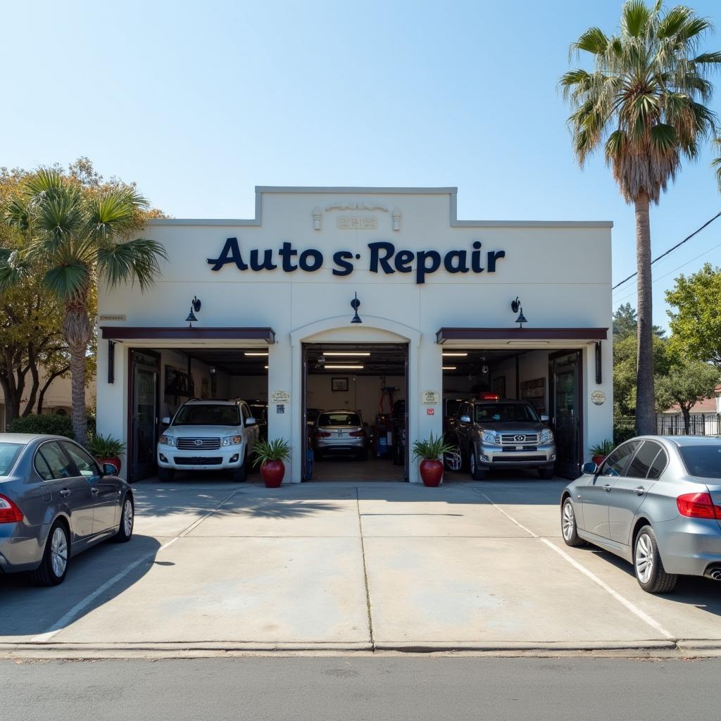 Carmel Valley auto repair shop exterior