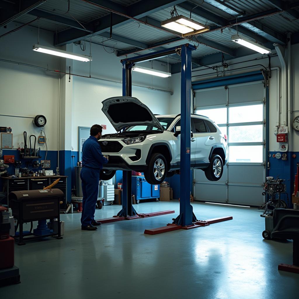 Castroville auto repair shop interior