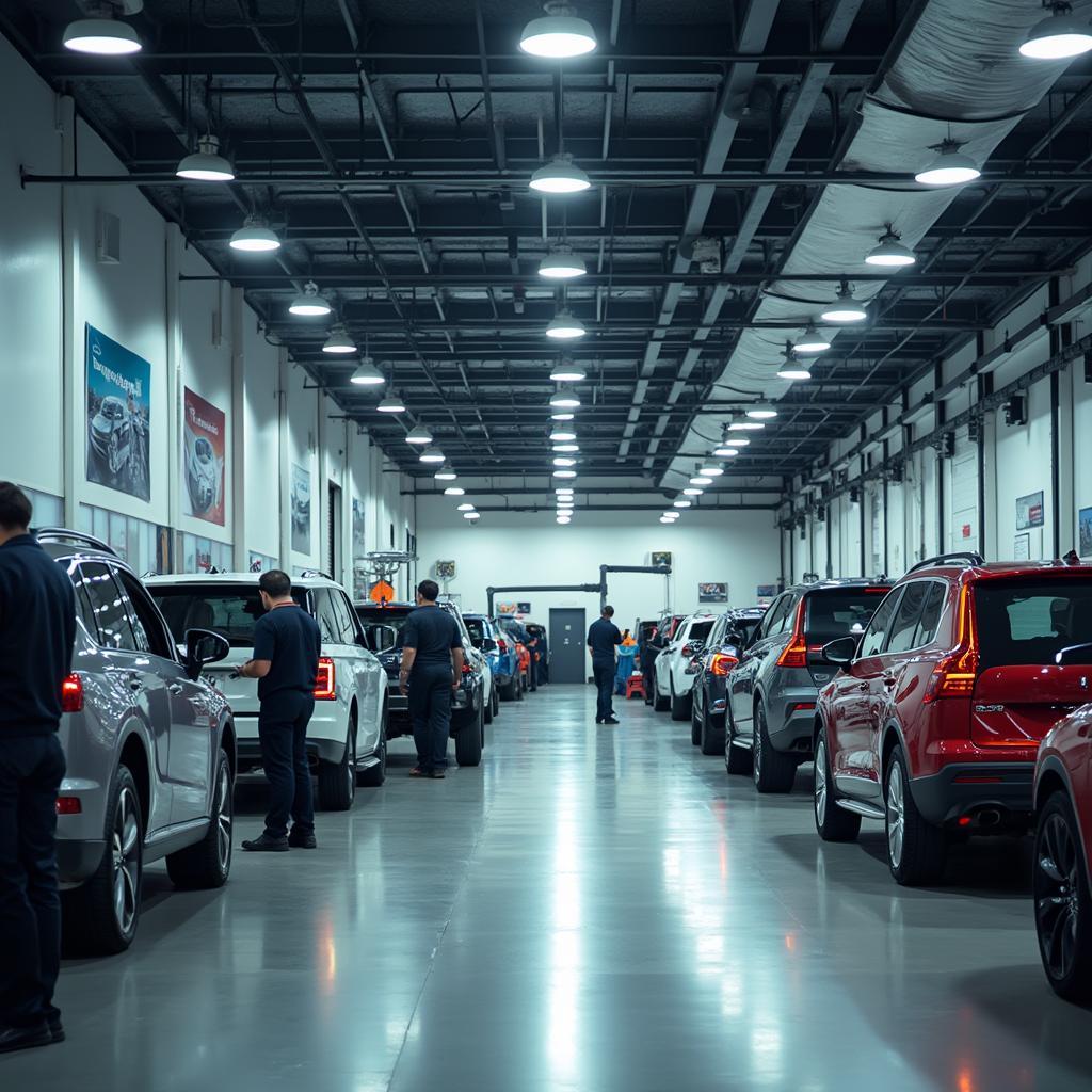 Modern auto service centre in Centurion