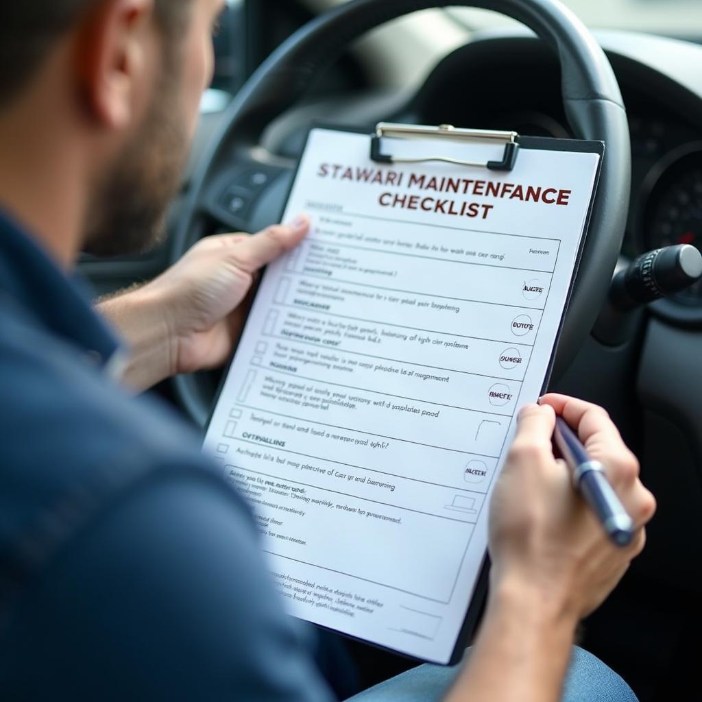 Charleston Car Maintenance Checklist