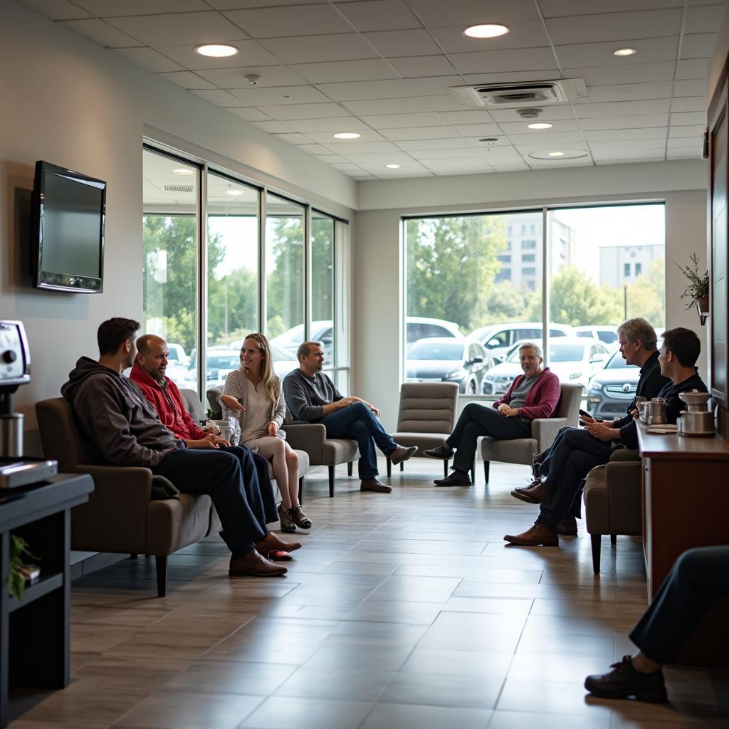 Comfortable Waiting Area at Charlie's Auto Service