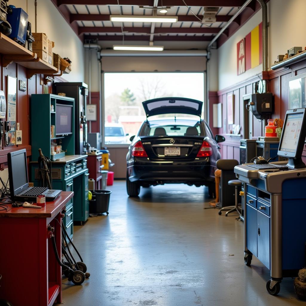 Cheboygan Auto Service Shop Interior