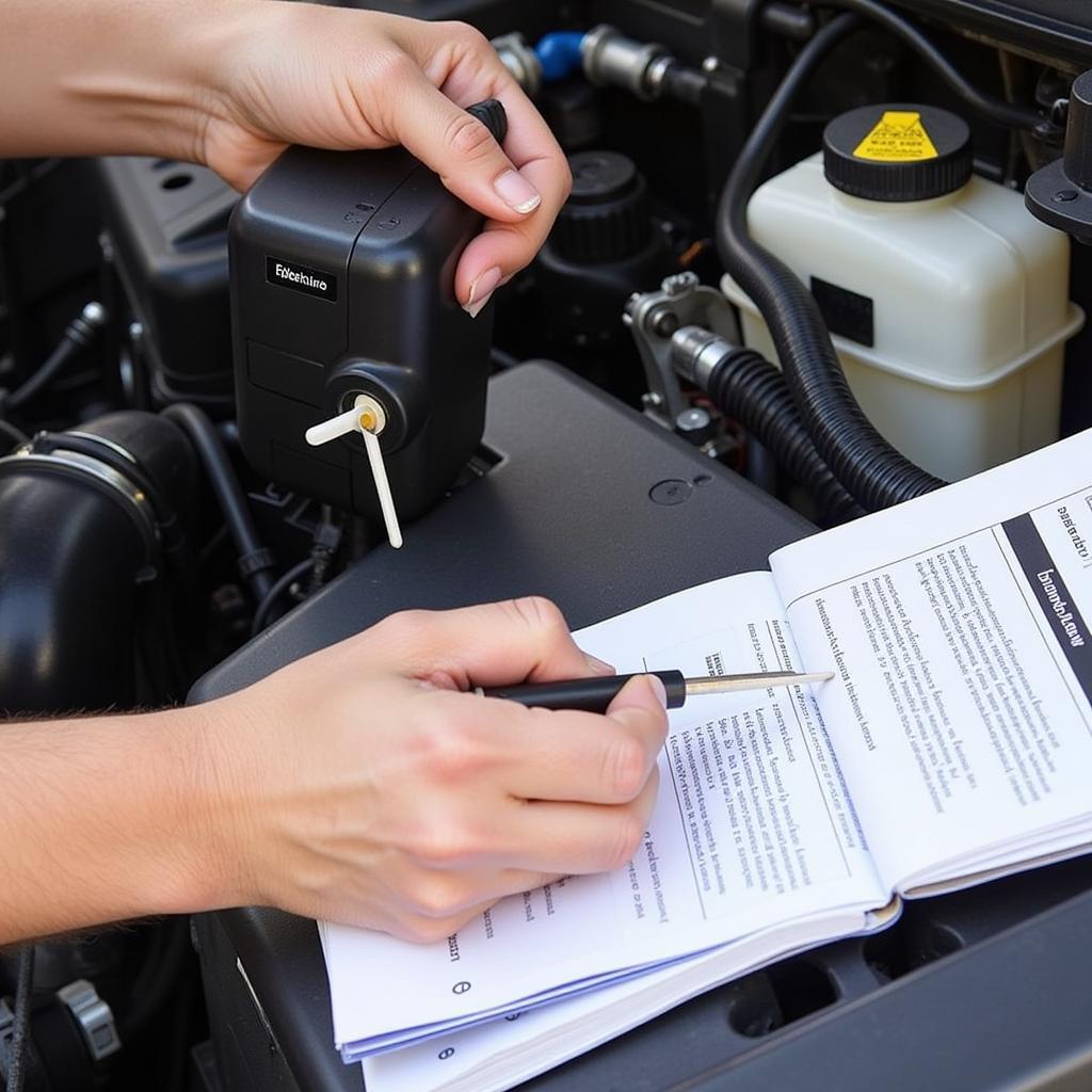 Checking Car Fluids at Home