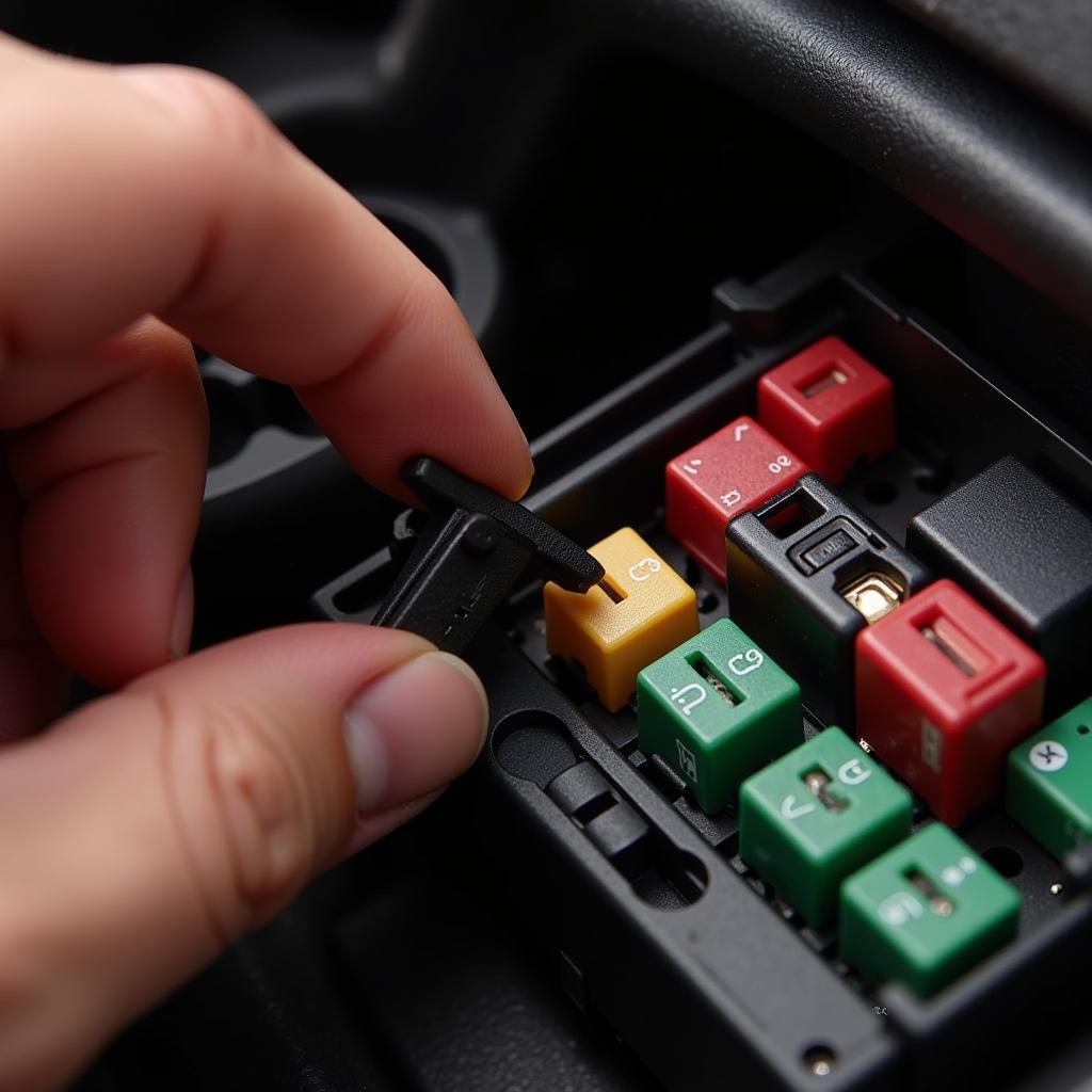 Checking the Car Horn Fuse