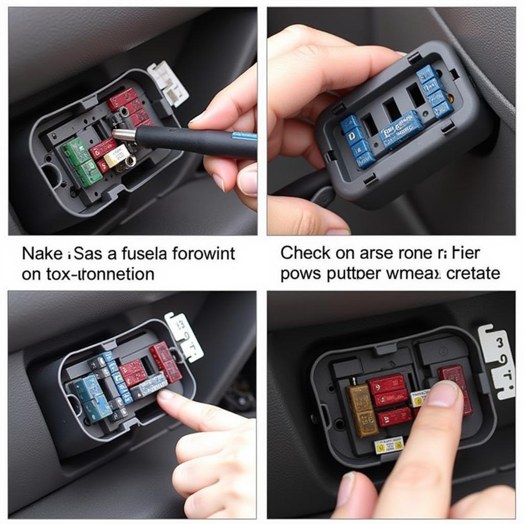 Inspecting the Fuse Box for a Blown Power Window Fuse