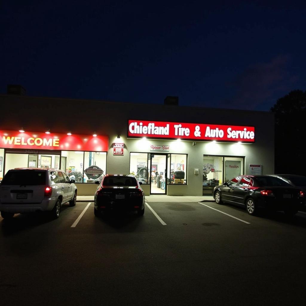 Chiefland Tire & Auto Service Shop Front