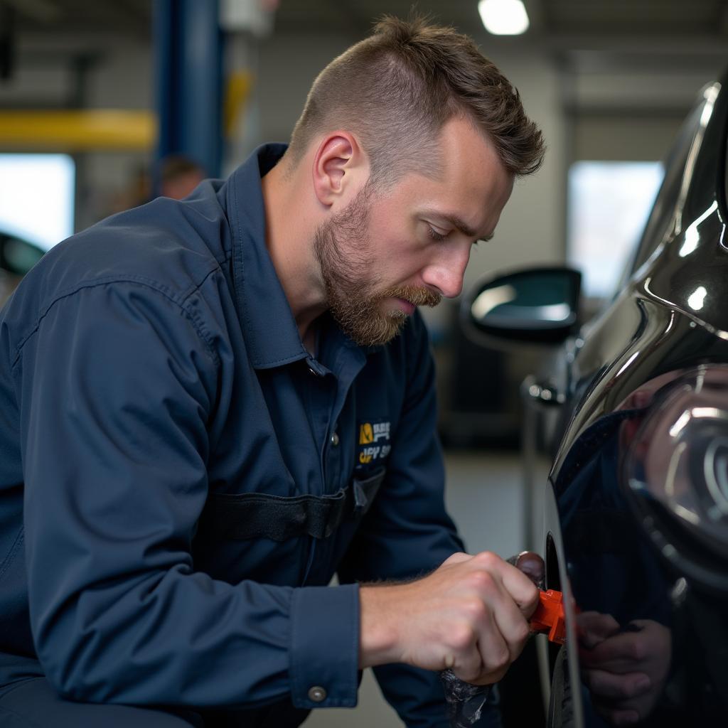 Chiefland Tire & Auto Service Technician Working