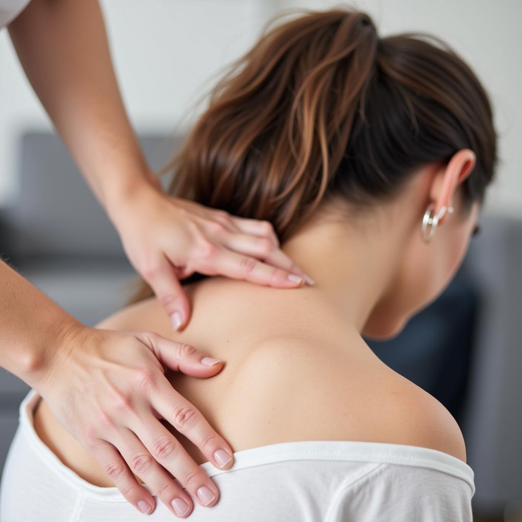 Chiropractor Adjusting a Patient's Spine