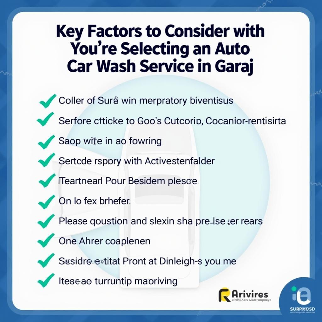 Choosing Auto Car Wash Service in Garaj