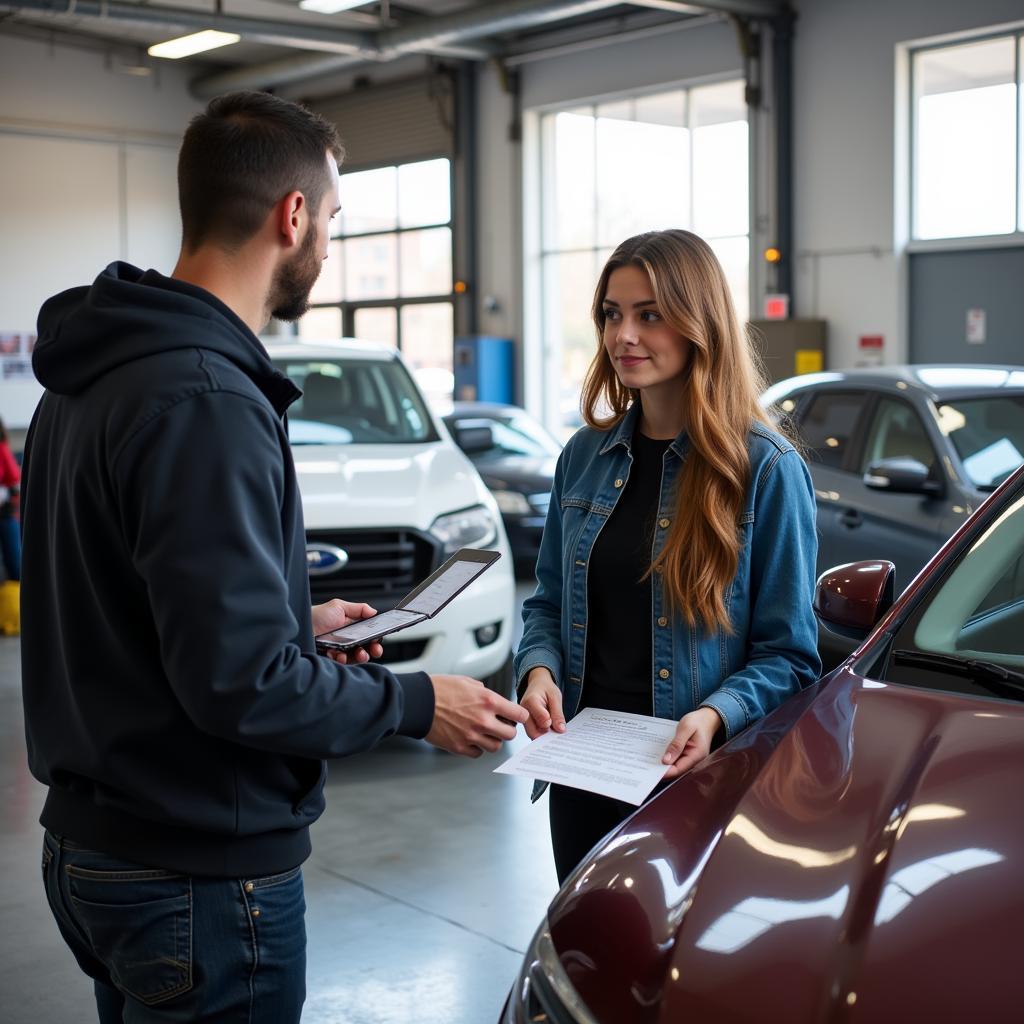 Choosing a repair shop for insurance claim