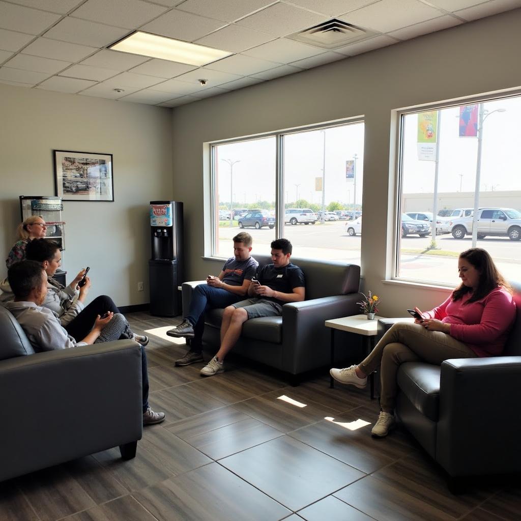 Clark's Auto Service Waiting Area