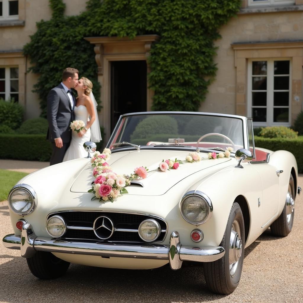 Vintage Car at Wedding