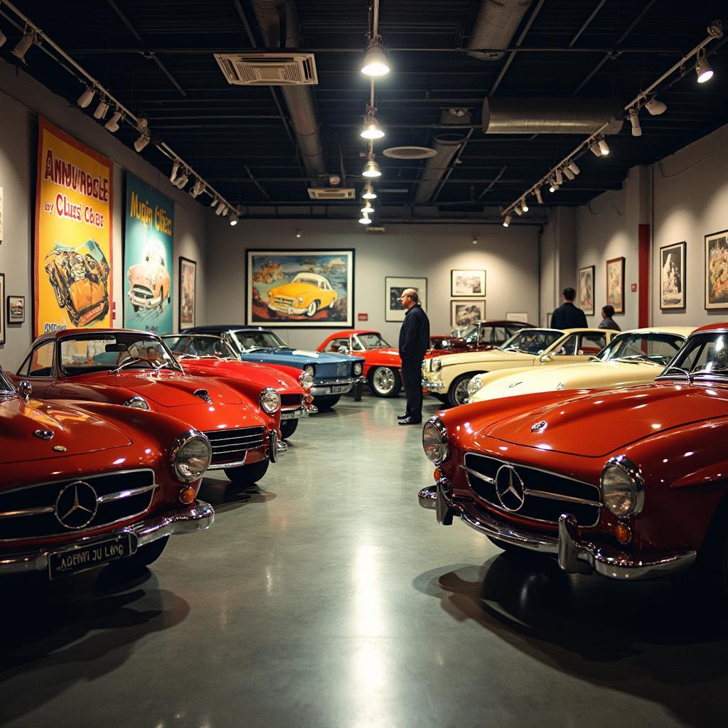 Classic Car Showroom Display