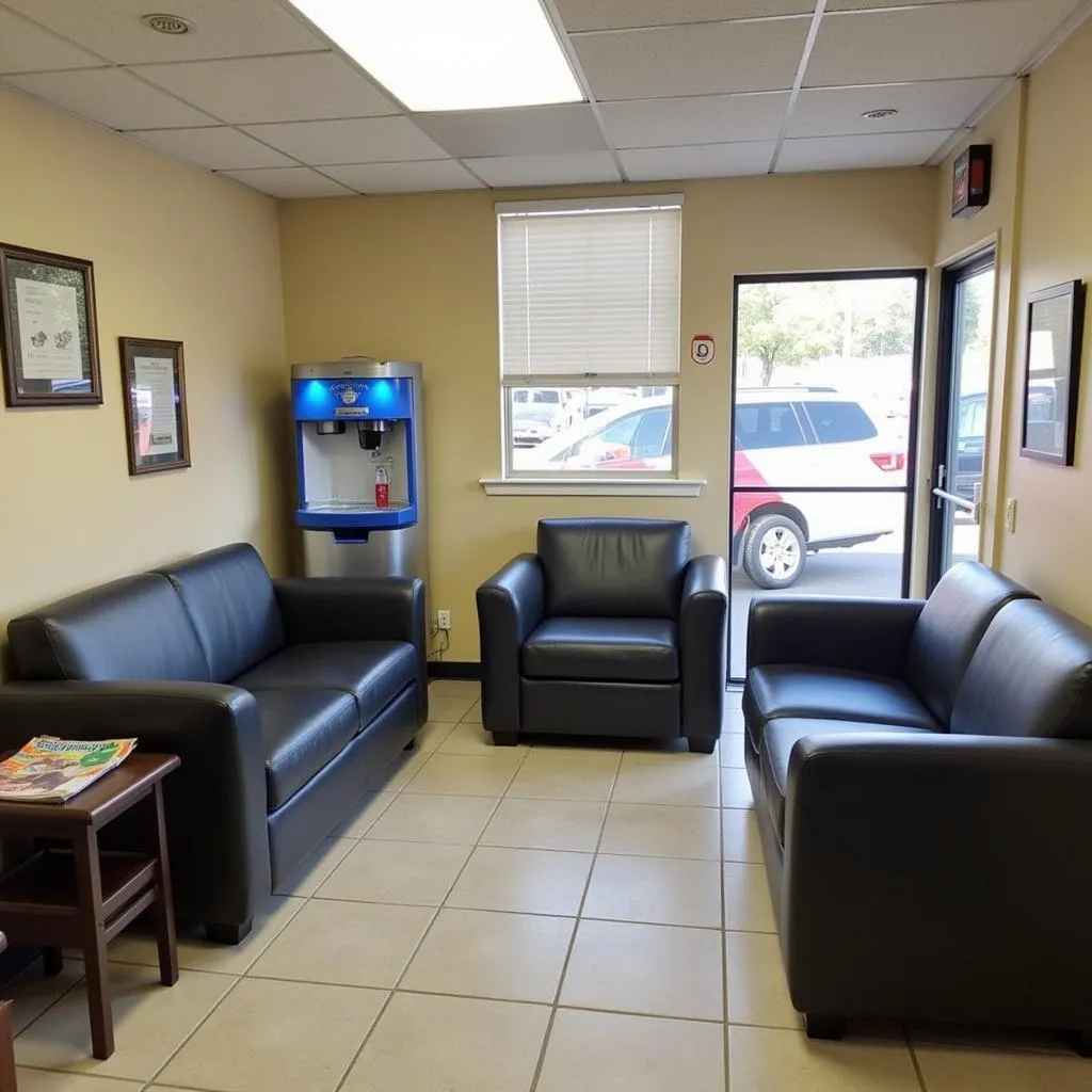 Clayton's Tire Pros &amp; Auto Service customer waiting area