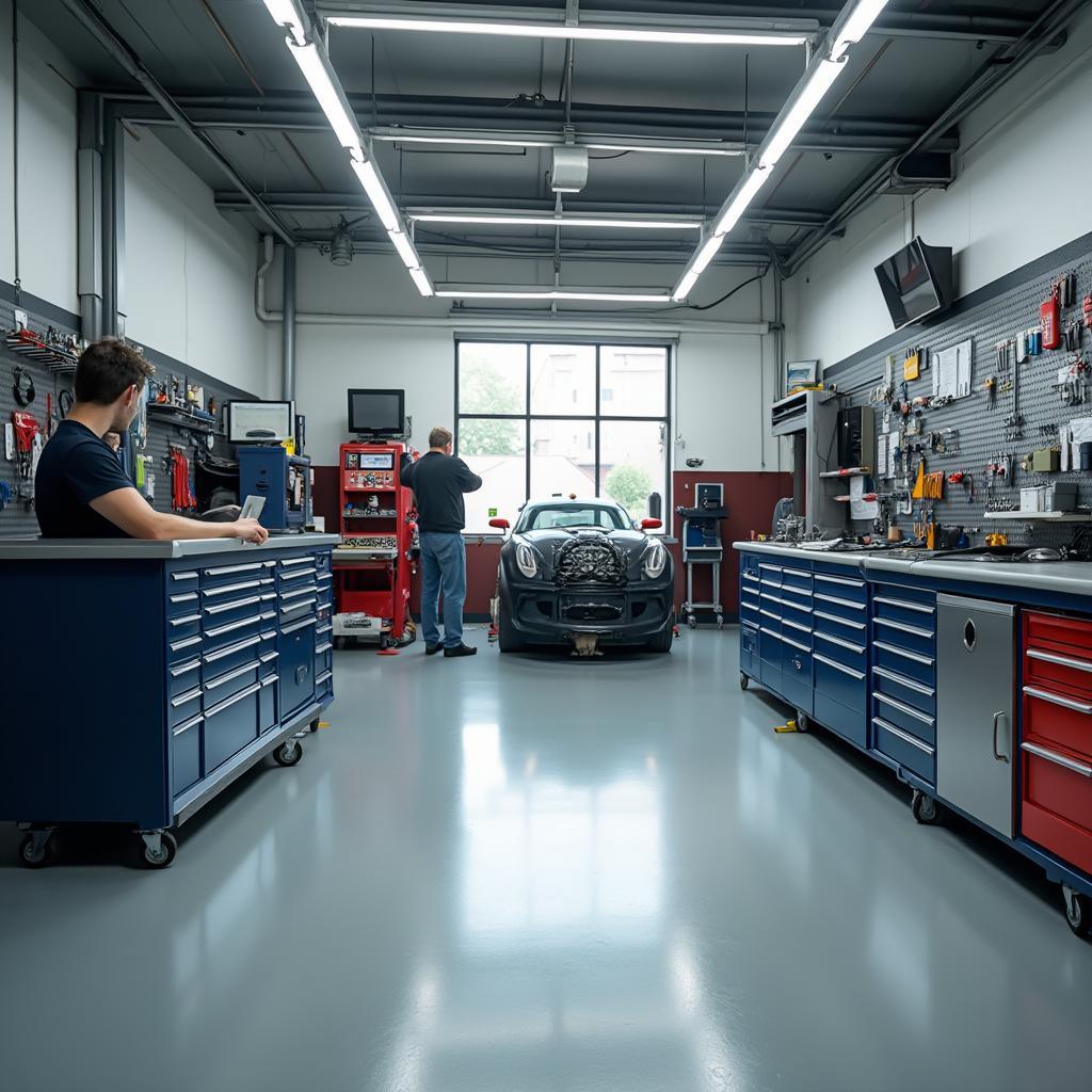 Clean and Organized Auto Repair Shop in Port St. Lucie