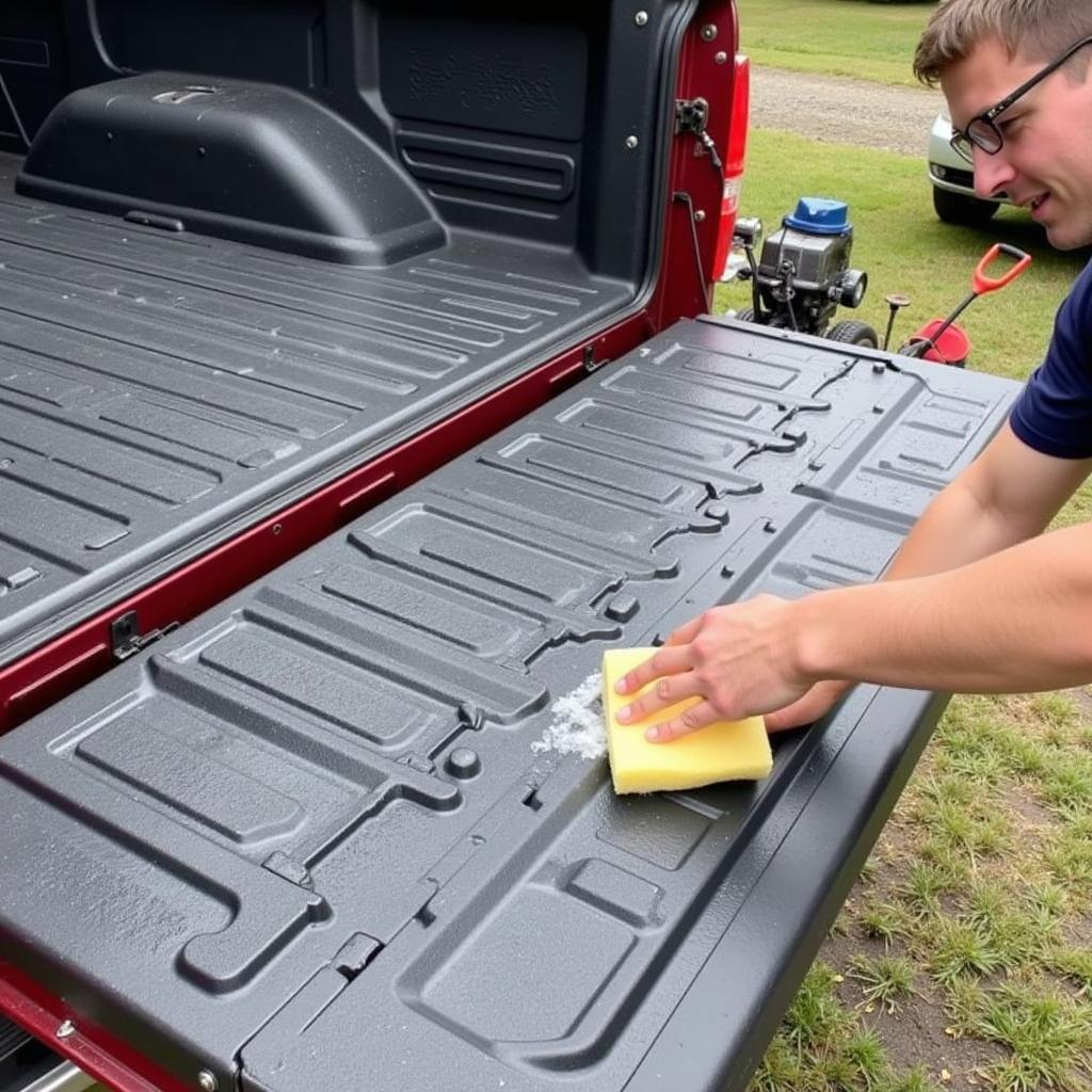 Cleaning a Running Board