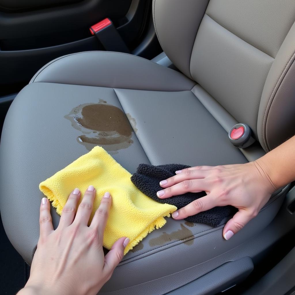 Cleaning Stains on Car Seats