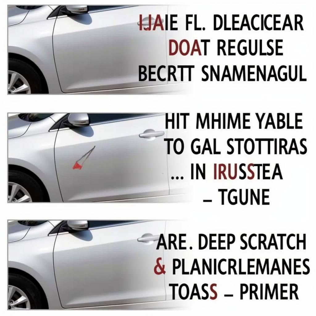 Types of Car Scratches: Clear Coat, Paint, and Deep