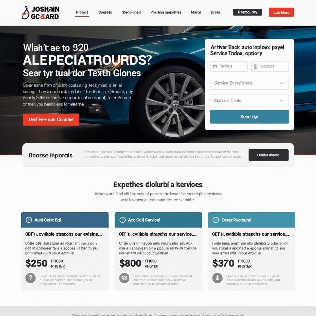 Columbus Auto Service Specials