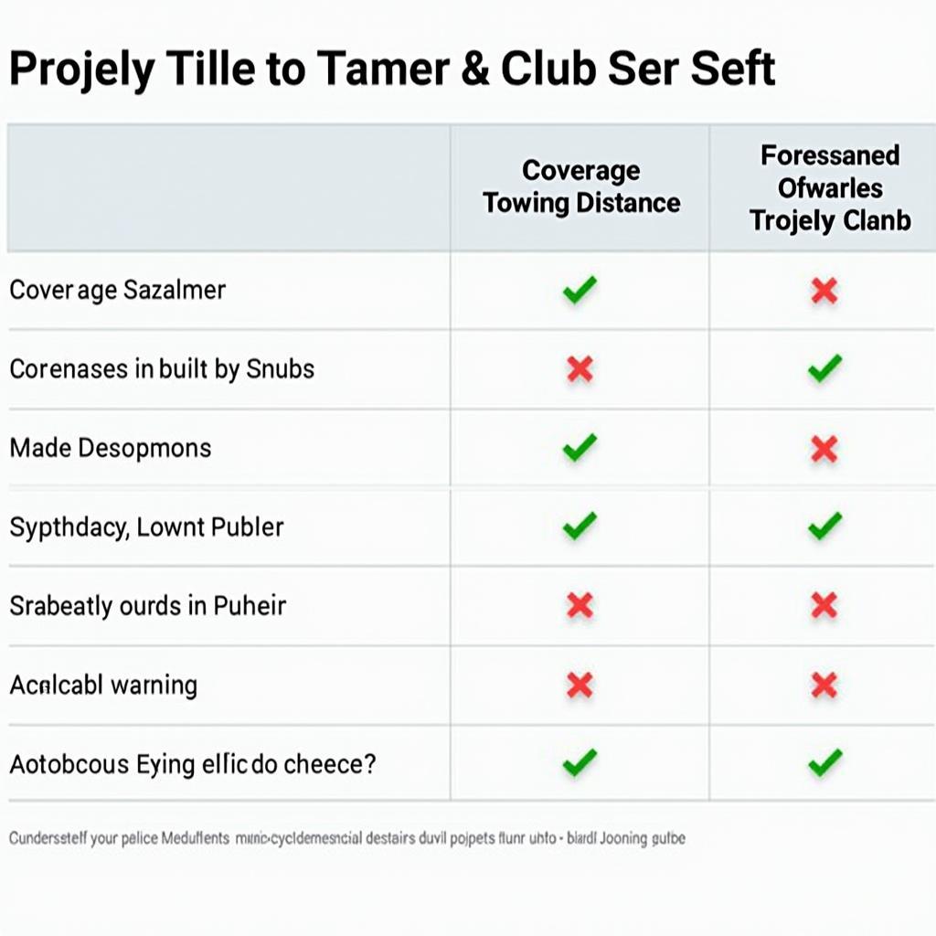 Comparing Auto Club Services