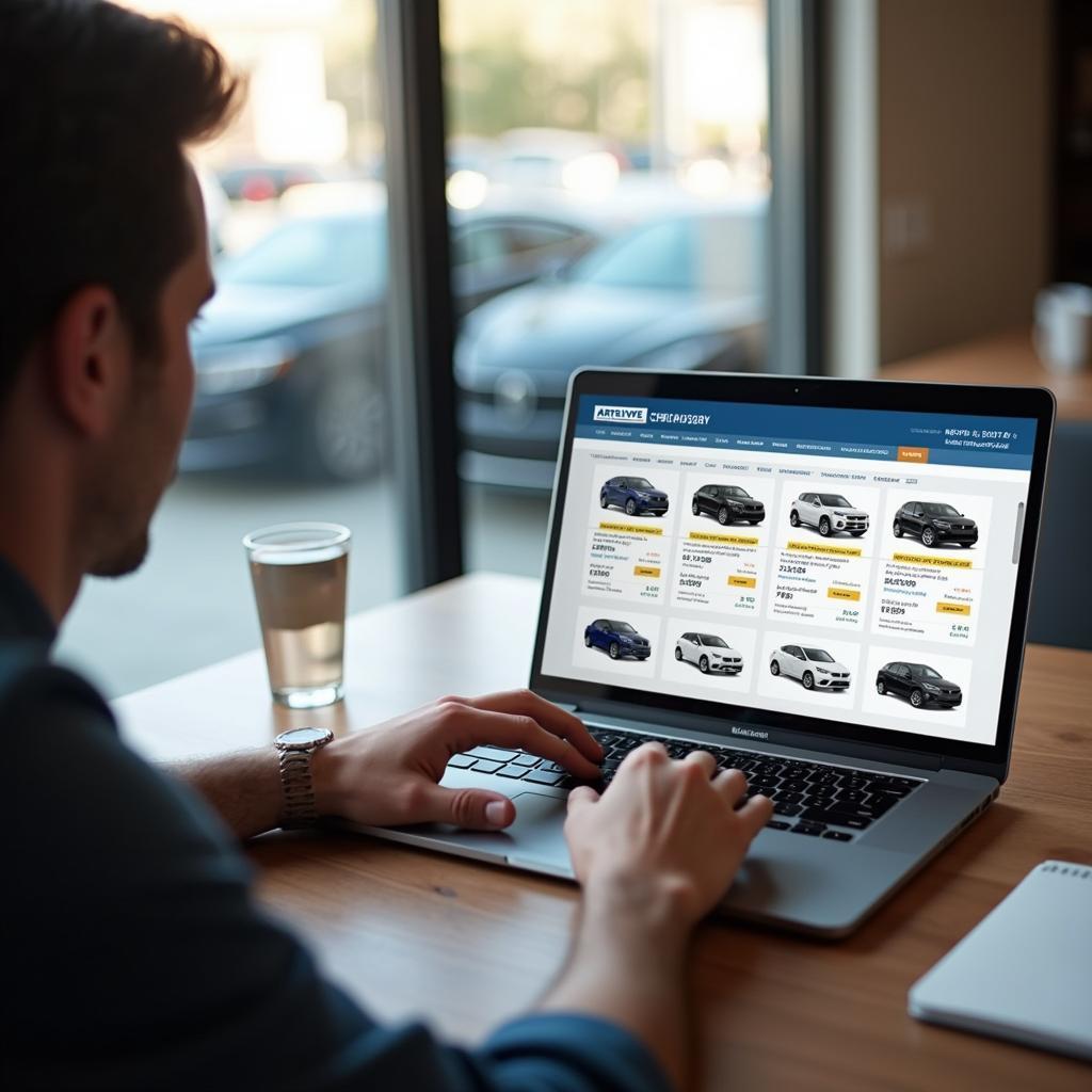 Comparing car prices online in the Hudson Valley