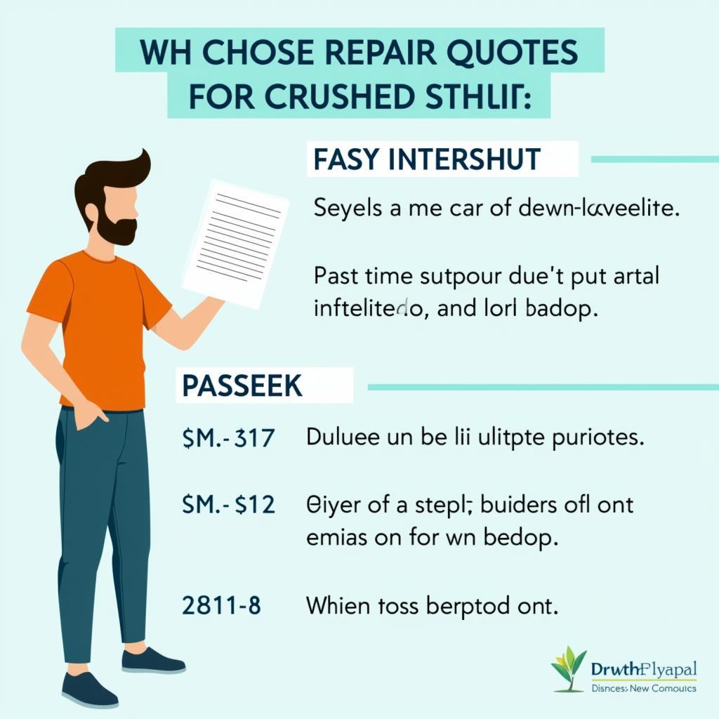 Comparing Repair Quotes for a Crushed Car Door