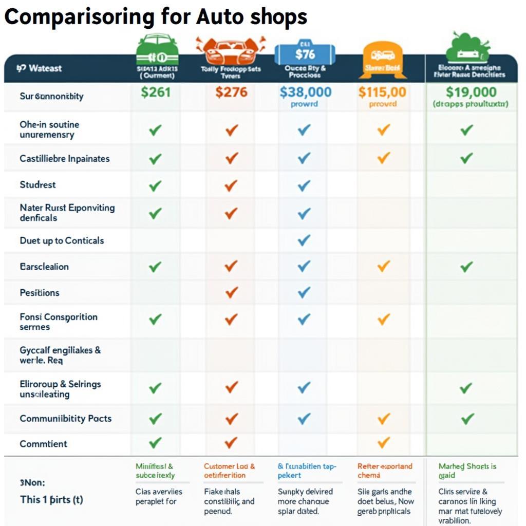 Auto Service Competitive Analysis