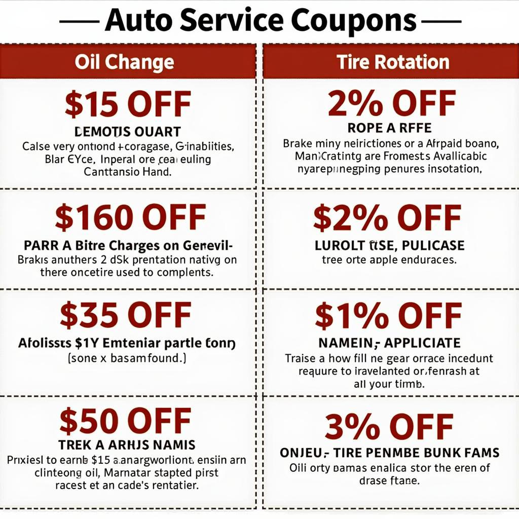 Concord Auto Service Specials