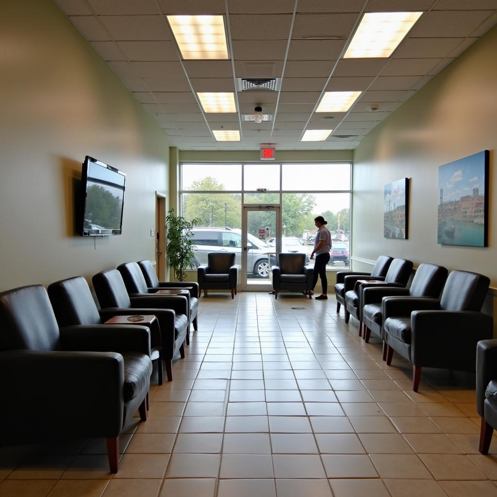 Costco Auto Service Center Alpharetta GA Waiting Area