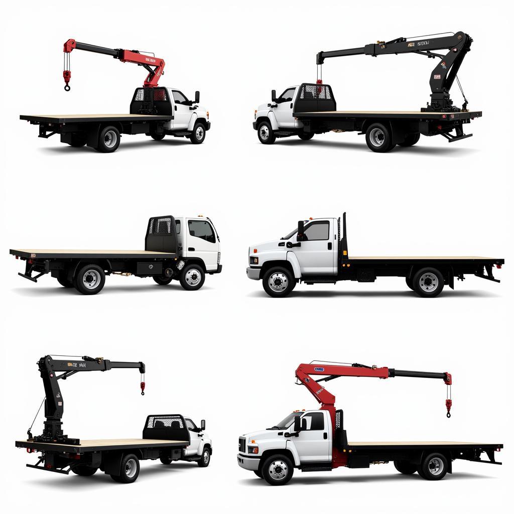 Various Auto Crane Service Bed Types